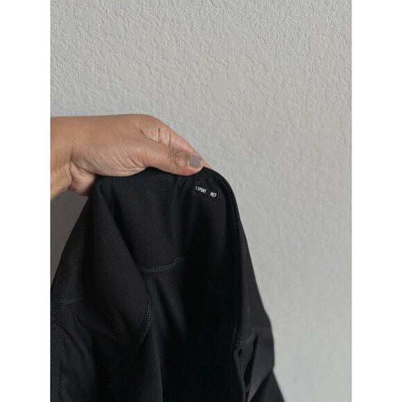 Victoria Secret Sport XL Knockout Black Tight Legging Strappy Crisscross Cut Out - Picture 11 of 12